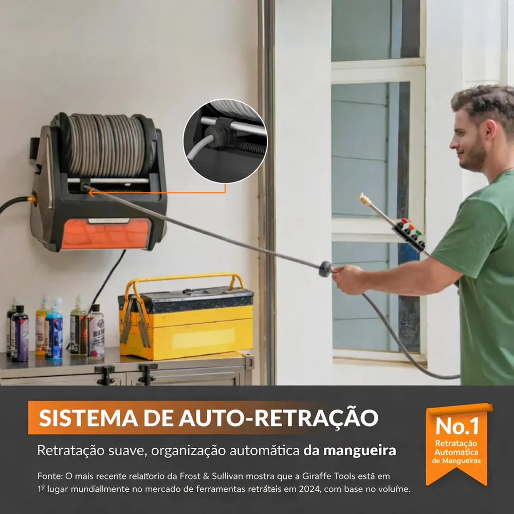 Mangueira Retrátil – Praticidade e Conforto para o Dia a Dia